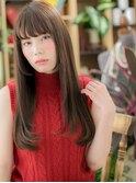 黒髪ワイドバング小顔ロングタイトストレートh2川口30代40代!