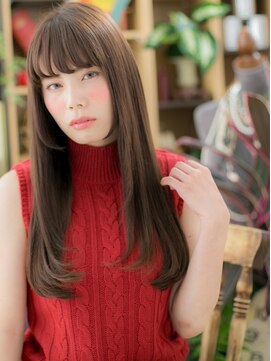 カバーヘア ブリス 川口(COVER HAIR bliss) 黒髪ワイドバング小顔ロングタイトストレートh2川口30代40代!