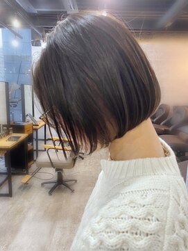 ソイクフ 四条大宮店(SOY-KUFU) 大人可愛い◎似合わせカットイメチェン黒髪ボブ