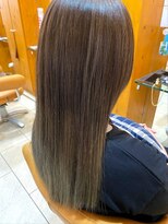 ヘアーアンドメイク エクリ 不動前店(Hair&Make equri)&nbsp;やわらかオリーブカラー