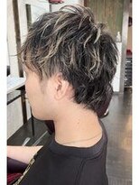 アクアマリン8810 ハチハチイチゼロ(AQUA MARINE 8810)&nbsp;束感ショート/ツーブロックマッシュ/ハイライト/波巻き/北習志野