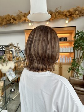 ユラギフロムユイマァル 水島店(YURAGI from YUIMARL) ナチュラルブラウンハイライト