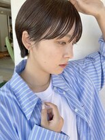 ソーコ 渋谷(SOCO) 大人ショートボブ黒髪ショートマッシュショートカット前髪あり