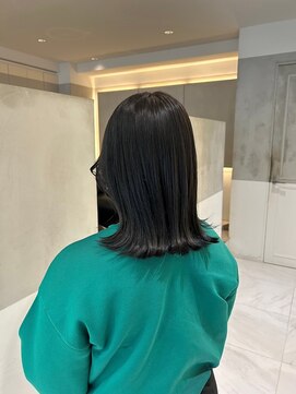 ガリカ(Gallica kinshicho) 【haruka】フェイスレイヤーにぱつっと切りっぱなしミディアム