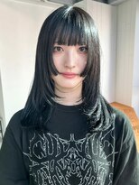 アルバム 池袋(ALBUM)&nbsp;グレーベージュカーキベージュレイヤーロング_ba480732