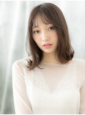 愛されことりベージュ外ハネレイヤースタイルn小山20代30代40代
