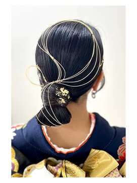 セットサロン ココ 水引ヘアセット