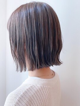 セイドット リー(Say. Ree) Say.ree グレージュ 切りっぱなしボブ 縮毛矯正 表参道 学割