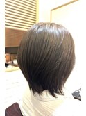 40代50代60代丸みグラデーション/レイヤーボブ