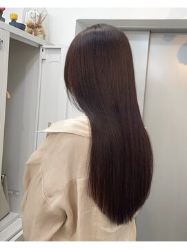 イコ 表参道原宿(ico) オレンジブラウン　LAケラチントリートメント　イルミナカラー