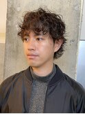 【ステップボーンカット】メンズスパイラルパーマ
