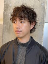 【ステップボーンカット】メンズスパイラルパーマ