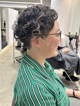 グラフ 日本橋(GRAFF) ショートリッジパーマ(ブリーチパーマ)東日本橋/馬喰横山/人形町