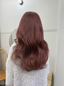 ニール シトロン 名古屋 伏見 丸の内(NEELU citron) 【Neelu_scuro_conoka】1ブリーチ　ピンクベージュ