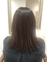 ヘアー グリーン(hair green) 30代40代50代/ミディアムストレート/ツヤ髪スタイル