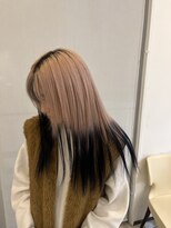 ドイ(DOI)&nbsp;ピンクベージュ×ブラック