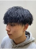 縦落ちツイストパーマ