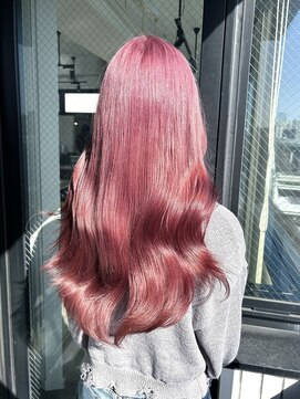 ザ オーダー(THE ORDER) ベビーピンク 艶感暖色カラー ブリーチ2回以上