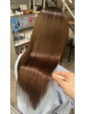 髪質改善ストレート