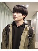 黒髪マッシュ
