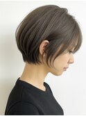 市川ショートヘアショートボブショートカット白髪染めハイライト