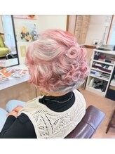 ポプラル(POPULAR) ピンクハイライトカラー！