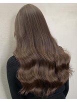 キラ 渋谷(KILLA)&nbsp;ツヤ髪スタイル/ミディアムレイヤー/ブルージュ/グレージュジュ