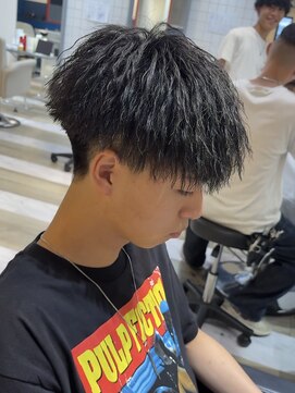 ルースト 京都河原町店(ROOST) パイルツイストツイストツイストスパイラルメンズパーマ