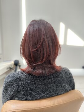 スラッシュアイボリー 姫路駅西店(SLASHivory) ボブウルフカット