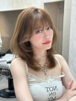 ロンド マーレ 天神大名店(Lond mare)&nbsp;黒髪/オリーブグレー/小顔/ココアベージュ/レイヤーカット