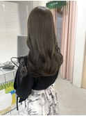 【Mayuno】透明感◎ブリーチなしダブルカラーオリーブベージュ