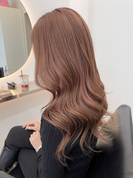 ベア(Bear) ピンクベージュ/ミルクティーベージュ/ダブルカラー/ハイトーン