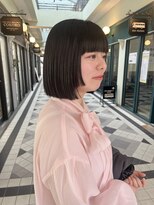 ココロ(COKORO)&nbsp;切りっぱなしボブ_酸性縮毛矯正_艶髪