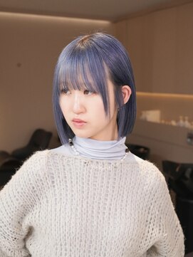 ルル 表参道(lulu.) レイヤー/ウルフカット/ハイトーン/暖色カラー/デザインカラー