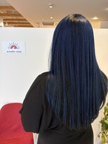 アズールサン 草加西口店(azule-sun) アンブレラカラー,ブルー,ネイビーブルー【草加】