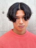 エルマーク 立川(L-MARK)&nbsp;センターパート/ニュアンスパーマ/フェザーパーマ/men's