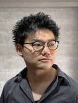 バーバーハウス ラヴィ 阿佐ヶ谷店(Barber House Lavie)&nbsp;ナチュラルショート×ツイストパーマ