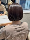 プレイングカラー/ボブ/切りっぱなしボブ