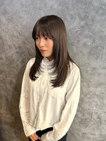 ザ シーワークス ときわ台店(THE Cworks)&nbsp;レイヤーカット/ロングレイヤー/グレージュ/髪質改善カラー