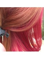 ヌードカラー(NUDE COLOR)&nbsp;透け感たっつぷりインナーカラー【ピンク】