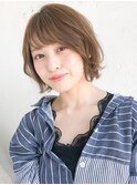 伸ばしかけショート×ハニーミルクティー