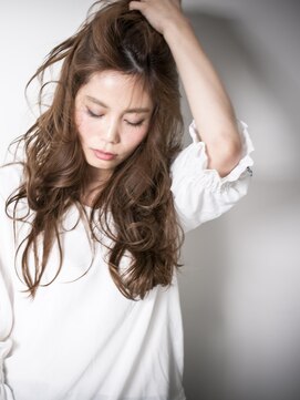 カバーヘア 上尾西口店(COVER HAIR) くせ毛風ウェーブパーマ*グラマラス小顔ロングv上尾20代30代40代