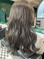 リアン(Lien)&nbsp;Lien☆フォギーベージュ×オリーブグレージュ×毛先パーマ