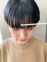 テトヘアー(teto hair)&nbsp;マッシュショート、ワイドバング、ウザバング、黒髪ショート