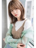 【FRAMEなんば】ナチュラルな外ハネで大人女子♪.