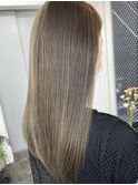 ブリーチなしでまろやかベージュ×LAケラチントリートメント