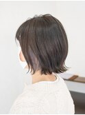 外ハネボブ×イヤリングカラー