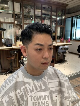 リバレッジ 広尾(Leverage) 七三パーマ