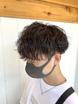 アメラボ(AmeLab) 【流行スタイル】波巻き×マッシュ