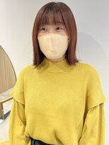 ラミエバイメルト 下北沢(lamie by melt)&nbsp;オレンジブラウン秋カラーぷつっとカットオレンジ【村上】